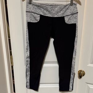 Peloton Black and Gray Athletic Leggings